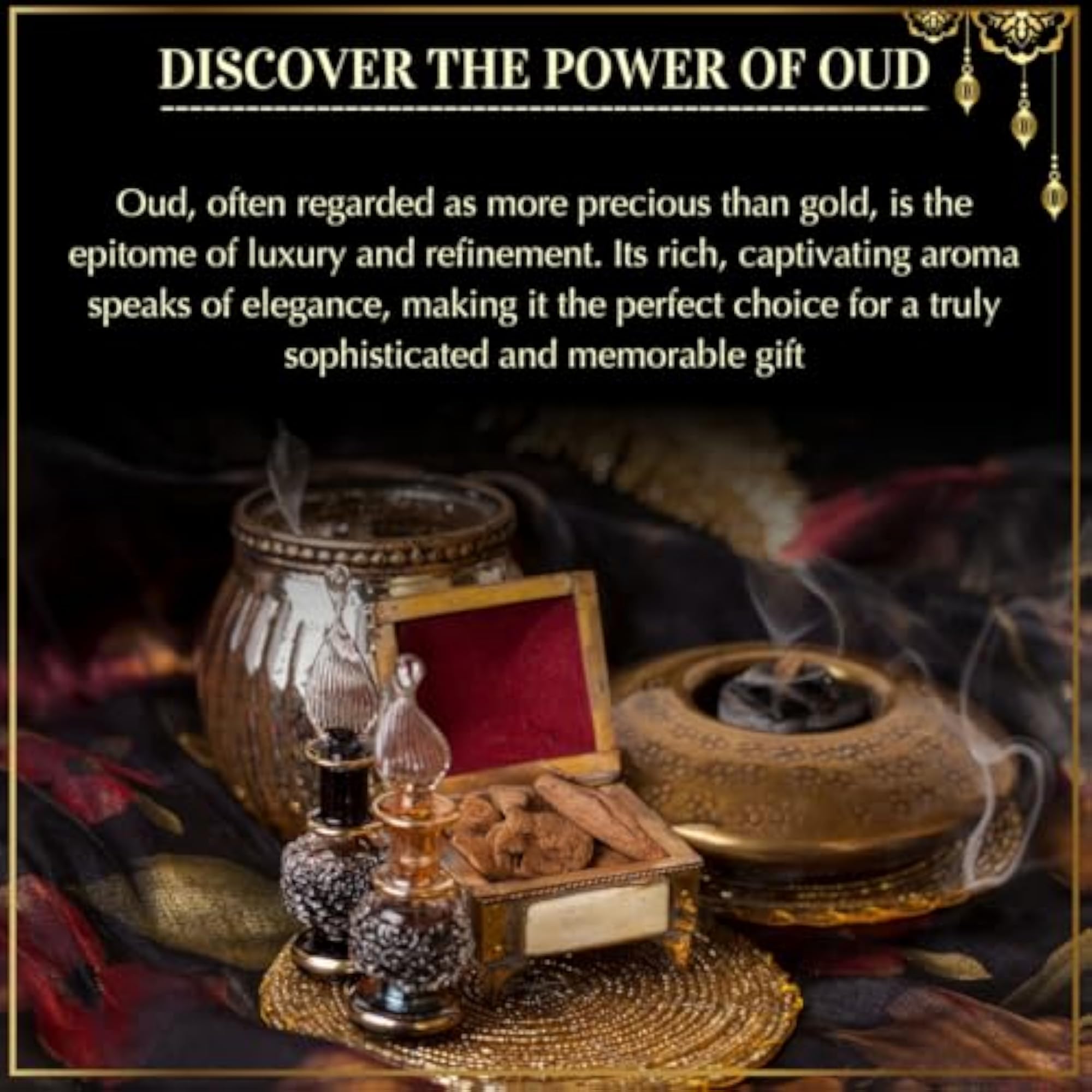 Dukhni Oud Box with Diffuser Oil & Accessories